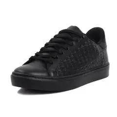 VIAR - Tenis Cuero TOMY-COCODRILO04 Negro