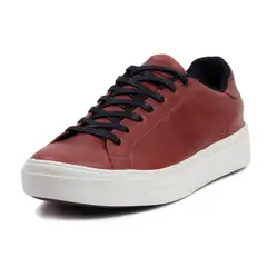 VIAR - Tenis Cuero TOMY-R07 Rojo