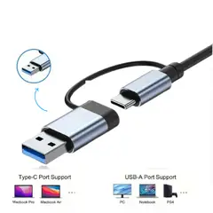 GENERICO - Adaptador 8 En 1 Multipuerto Con Audio Y Sd/micro Sd