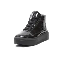 MANIQUEO - Tenis Charol Negro Obsidiana