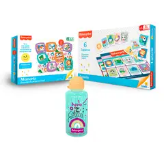 RONDA - Combo 2081-Memoria Fisher Price+Botella 17 Oz 500 Ml Fisher Price+Loteria Fisher Price