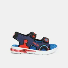 MARVEL - Sandalia Con Luces Infantil Para Niño Bubblegummers Multicolor Nitro L 12Spiderman