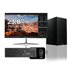 JANUS - Computador de escritorio Ryzen 3 3200G /SSD 240GB /DDR4 8GB /Monitor 24 pulgadas 100Hz