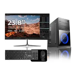 JANUS - Computador de escritorio Ryzen 3 3200G /SSD 512GB /DDR4 8GB /Monitor 24 pulgadas 144Hz