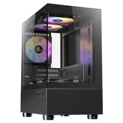 undefined - Caja Antec Vcx100m Elite Vidrio Templado + 5 Rgb