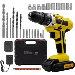 SKY - Taladro Y Atornillador Original Inalambrico 2 Baterias