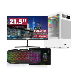 JANUS - Computador Gamer Ryzen 5 5600GT /SSD 512GB /DDR4 16GB RAM / Monitor 22 Pulgadas 144Hz
