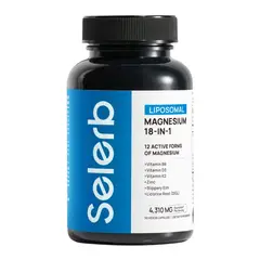 NATURAL MEDICINE - Selerb Magnesio 18 en 1 - Bienestar Integral y Energía Diaria x 90 capsulas