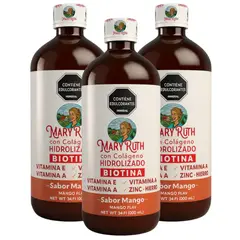 NATURAL MEDICINE - Multivitamínico Líquido MaryRuth’s - Bienestar Integral y Defensas x3