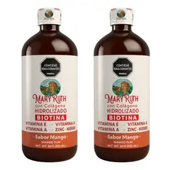 NATURAL MEDICINE - Multivitamínico Líquido MaryRuth’s - Energía y Vitalidad x2