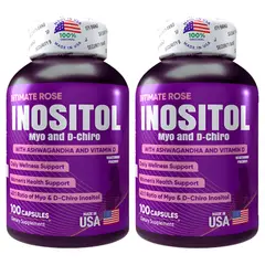 NATURAL MEDICINE - Inositol Myo + D-Chiro - Salud Mental, Estrés y Sistema Nervioso x2