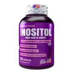 NATURAL MEDICINE - Inositol Myo + D-Chiro - Metabolismo, Glucosa y Salud Integral x 100 capsulas