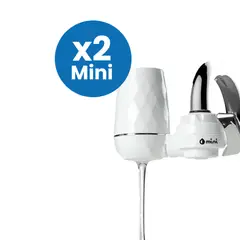 PURA - Purificador de agua ultracompacto MINI x2 con Magnesio para grifo