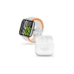 MOBULA - Reloj Inteligente Aurafit con Audífonos Inalámbricos Bluetooth Pantalla Táctil Deportivo