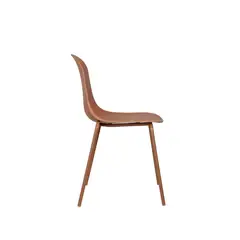 RTA DESIGN - Silla Comedor Minimalista Aira II, Color Rojo, Diseño moderno