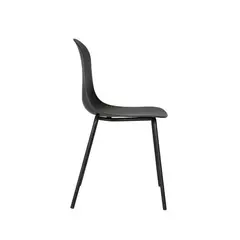 RTA DESIGN - Silla Comedor Minimalista Aira II, Color Negro, diseño moderno