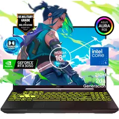 ASUS - Portátil Gamer F16 Intel Core 5 210H RTX 3050 6GB RAM 32GB SSD 512GB