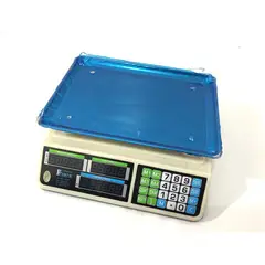 CUC - Bascula Digital Recargable 40Kg Acero Inoxidable Balanza No Generica