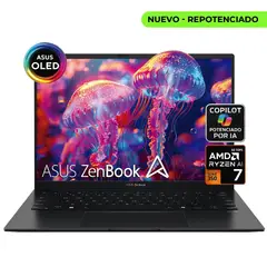 ASUS - PORTATIL ZENBOOK 14" OLED RYZEN 7 16GB 2TB SSD