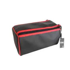 GENERICO - NECESER HOMBRE BARI NEGRO Y ROJO