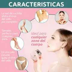 VGR - Afeitadora Eléctrica Mujer Shaver V-737