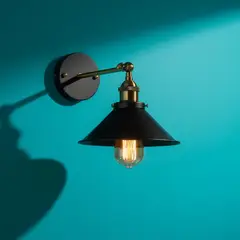ILUMINATA - LAMPARA DECORATIVA PARA HOGAR AJUSTABLE CON BOMBILLO ESTILO VINTAGE 2026