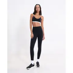 ATMOS - Top Deportivo Base Contraste Para Mujer Negro