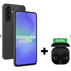 SAMSUNG - Celular A36 5G 256GB-8GB RAM-+ Audífonos Buds Core" Negro