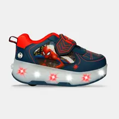 MARVEL - Tenis Con Luces Para Niño Violeta Mistico L Walking Boys 3 +