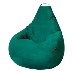 GENERICO - Puff Tipo Pera En Poliéster Microfibra Tamaño Adulto Verde Jade