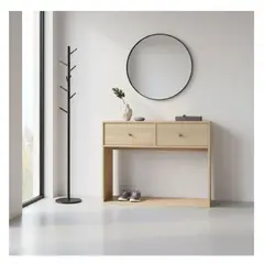 22 GRADOS DECORACION - Mesa De Tv June en Roble 120cm x 30cm_.
