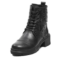 VIAR - Botas Cuero Flora Negro