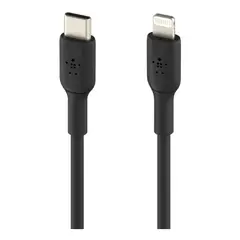 GENERICO - Cable Usb-A a Lightning 1m Negro Belkin Para iPhone iPad