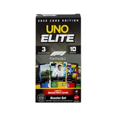 UNO - Juego de Cartas Elite Formula 1 Booster Set