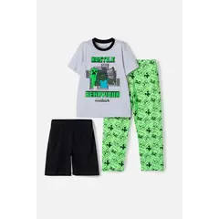 MINECRAFT - Pijama de pantalón largo multicolor para niño