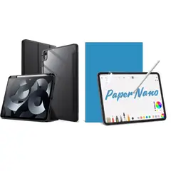 GENERICO - Forro Funda Smart Case cristal transparente Para iPad a16-10ma gen + paperlike