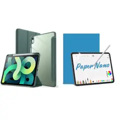 GENERICO - Forro Funda Smart Case cristal transparente Para iPad 10.2 7/8/9 gen + paperlike