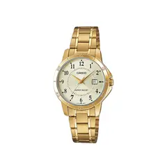 CASIO - RELOJ PARA MUJER LTP-V004G-9BUDF -DORADO