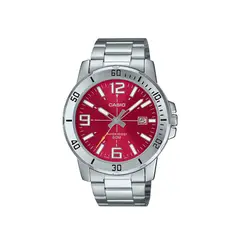 CASIO - RELOJ PARA HOMBRE MTP-VD01D-4BVUDF -ROJO