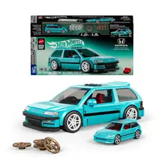 HOT WHEELS - Mattel Brick Shop Speed Custom 90 Honda Civic EF