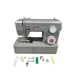 GENERICO - Máquina de coser Familiar Heavy Duty Potente 24 Puntadas Gris 110v