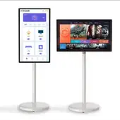 GENERICO - Pantalla Inteligente 24 In Tactil Giratoria Android Portátil Blanco