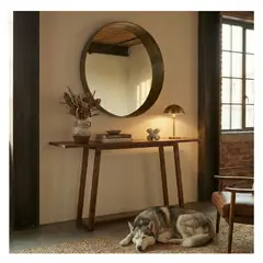 22 GRADOS DECORACION - Recibidor Saur en Roble 110cm x 40cm