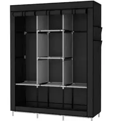 GENERICO - Closet Ropero Armable 3 Puertas Organizador Portátil