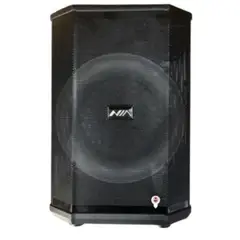 NIA - Parlante Woofer 8 An-2018 Bluetooth Led Micrófono Inalámbrico Negro