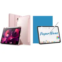 GENERICO - Forro Funda Smart Case cristal transparente Para samsung tab s10 lite + paperlike