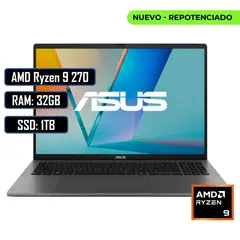 ASUS - PORTATIL Vivobook M3607HA AMD Ryzen 9 RAM 32GB DDR5/ 1TB SSD/ 16 Pulgadas