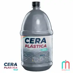 GENERICO - Cera Plástica Eco Medio Galón Gris para Pisos Rústicos Base Agua Antideslizante