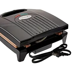 GENERAL - Sandwich Panini Gotham De Acero Antiadherente Brownblack