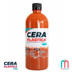 GENERICO - Cera Plástica Eco 1 Litro para Pisos Rústicos – Base Agua – Antideslizante – No Mancha Terracota